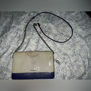 Coach Saffiano Patent Bag